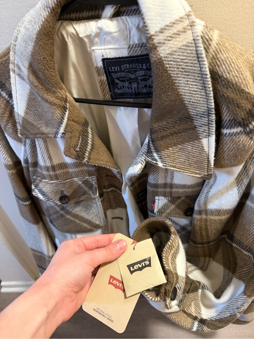 Levi's Plaid Jacket